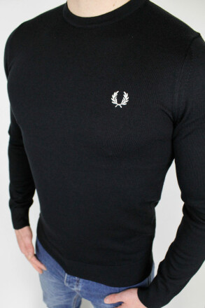 Fred Perry Jumper Classic Crew Neck Black, 150,00 €