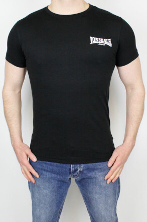 Lonsdale Elmdon T-Shirt Black