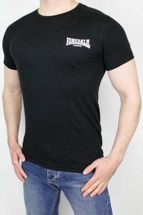 Lonsdale Elmdon T-Shirt Black