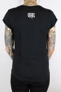 True Rebel Ladies Shirt AFA 2.0 Pocket Print Black