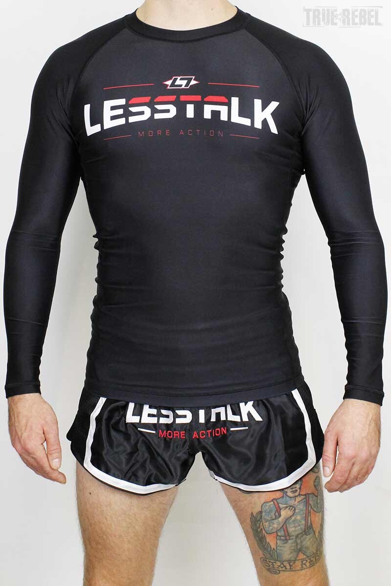 Less Talk Rashguard Longsleeve Black