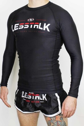 Less Talk Rashguard Longsleeve Black