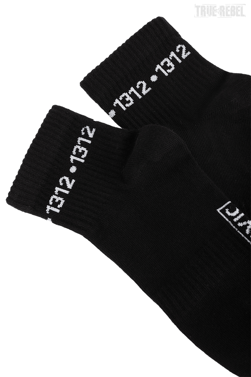 Sixblox. Quarter Socks 1312 Circle Black, 7,90