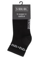 Sixblox. Quarter Socks 1312 Circle Black