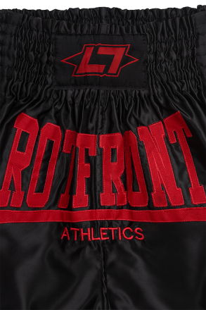 Less Talk Shorts Muay Thai Rotfront Black