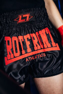 Less Talk Shorts Muay Thai Rotfront Black