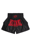 Less Talk Shorts Muay Thai Rotfront Black