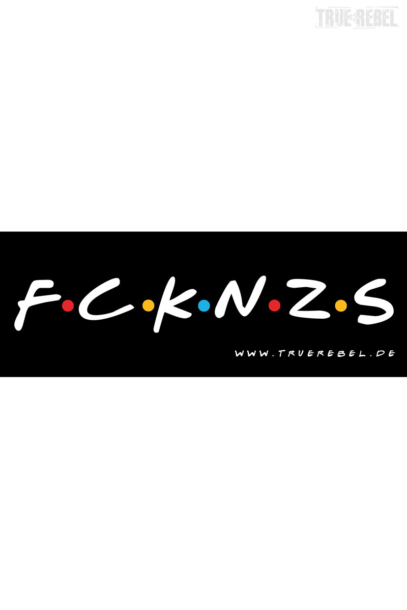 Sticker FCK NZS Dots (A7 lang, 25Stck)