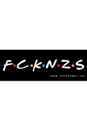 Sticker FCK NZS Friends (A7 lang, 25Stck)