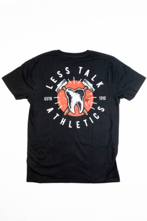 Less Talk T-Shirt Teeth Black