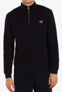Fred Perry Halfzip Sweater Black