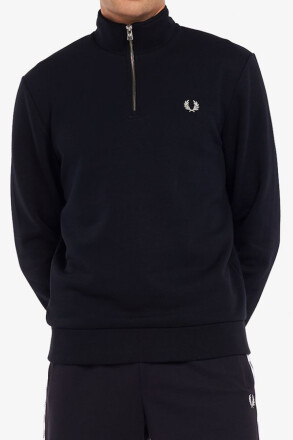 Fred Perry Halfzip Sweater Navy White M