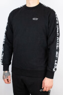 Less Talk Athletics Taped Sweater Black