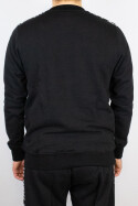 Less Talk Athletics Taped Sweater Black
