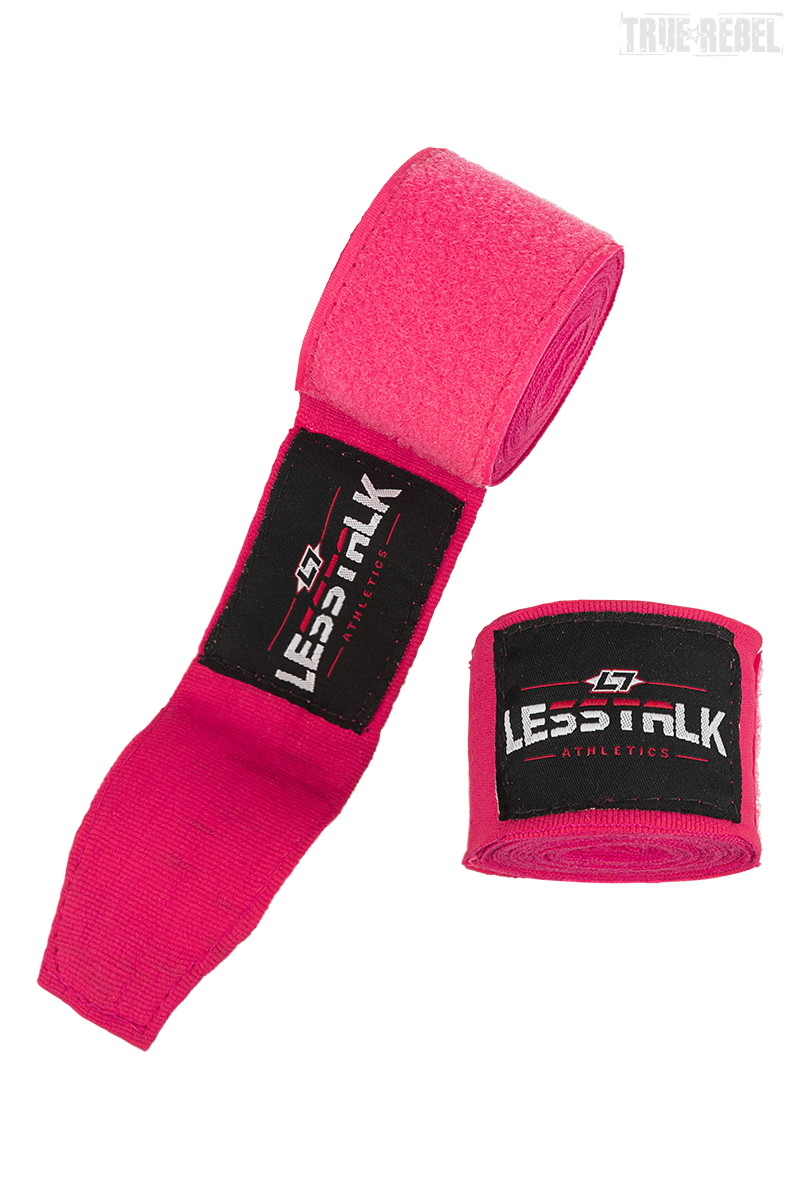 Less Talk Handwraps Pink 460cm box