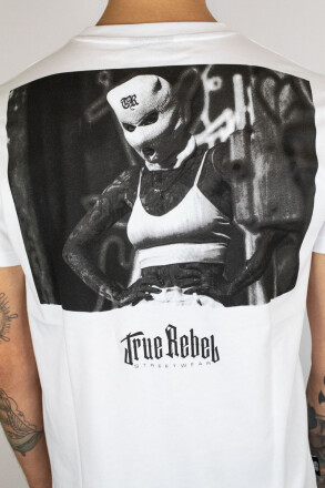 True Rebel T-Shirt Balaclava White