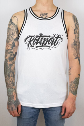 Less Talk Mesh Tanktop Rotsport White