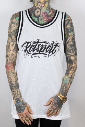 Less Talk Mesh Tanktop Rotsport White