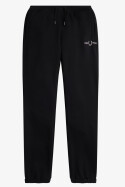 Fred Perry Sweatpants Embroidered Black