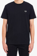 Fred Perry Crew Neck T-Shirt Black White