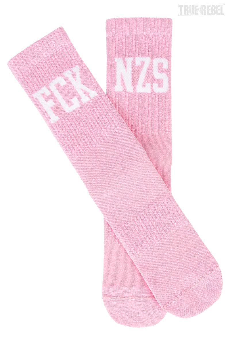 True Rebel Socks FCK NZS Pink EU39-42