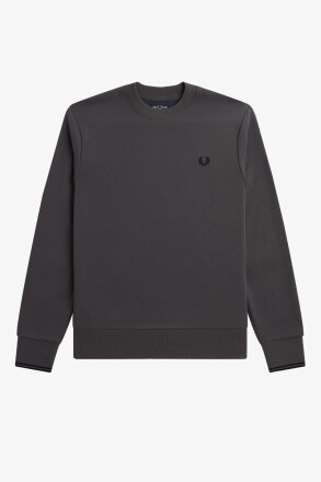 Fred Perry Sweater Crew Neck Gunmetal