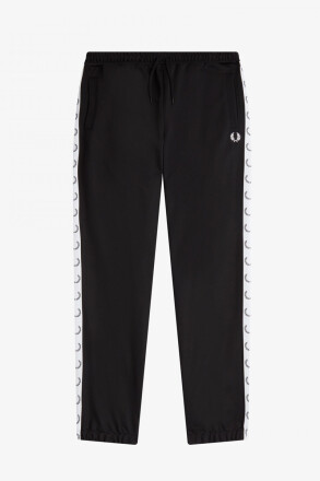 Fred Perry Taped Track Pants Black White L