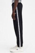 Fred Perry Taped Track Pants Black White L