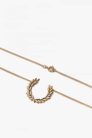 Fred Perry Necklace Laurel Wreath Gold