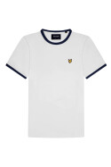 Lyle & Scott Ringer T-Shirt White Navy