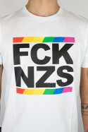 True Rebel T-Shirt FCK NZS Pride White