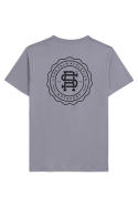 Less Talk T-Shirt RS Crest Stormy Grey