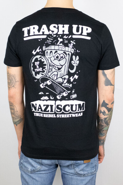 True Rebel T-Shirt Trash Up Black