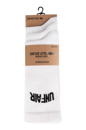 Unfair Athletics Socks White (3 Pack)