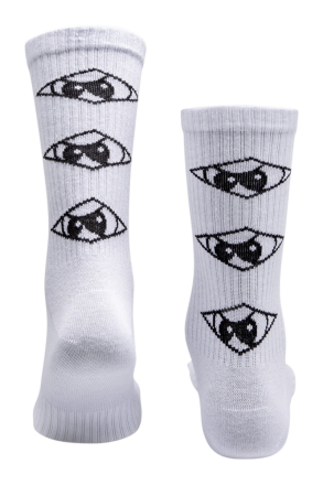 Unfair Athletics Triple Hash Socks White