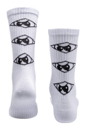 Unfair Athletics Triple Hash Socks White