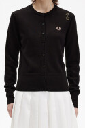 Fred Perry Amy Winehouse Cardigan Button Thru Black