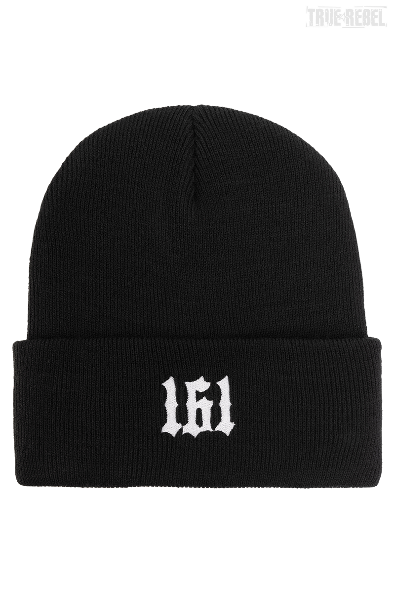 True Rebel Beanie 161 Classic Black