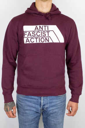 True Rebel Hoodie AFA 2.0 Burgundy White L
