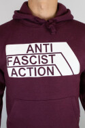 True Rebel Hoodie AFA 2.0 Burgundy White L
