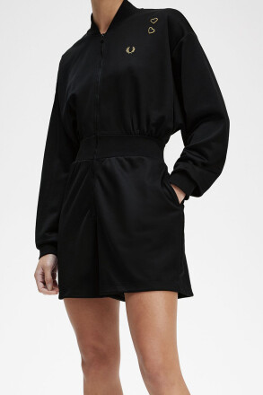 Fred Perry Amy Winehouse Playsuit Black