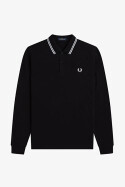 Fred Perry Longsleeve Polo Twin Tipped Black