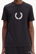 Fred Perry T-Shirt Laurel Wreath Graphic Black