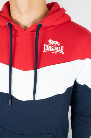 Lonsdale Hoodie Moyroukan Navy White Red