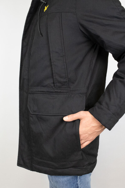 Lyle and scott microfleece lined jacket black best sale