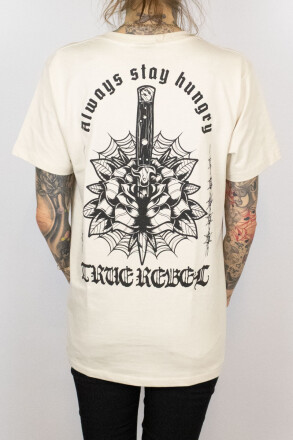 True Rebel T-Shirt Stay Hungry 23 Sand