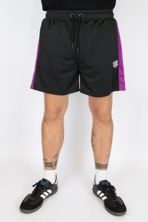 True Rebel Mesh Shorts Black Purple