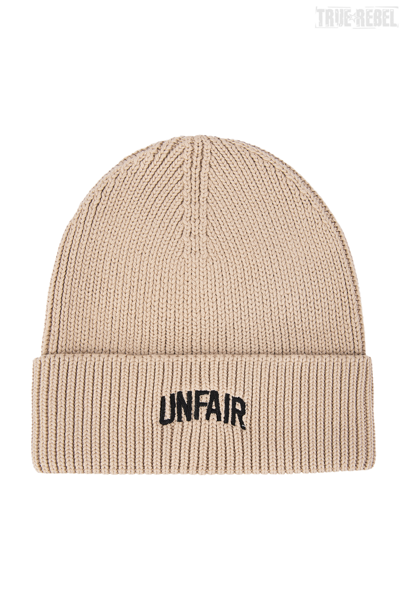 Unfair Organic Knit Beanie Beige