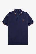 Fred Perry Polo Shirt Twin Tipped French Navy Ecru