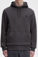 Fred Perry Tape Detail Hoodie Gunmetal